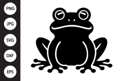 Frog Silhouette SVG Product Image 1