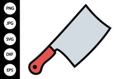 Meat Cleaver Clipart Product Image 1