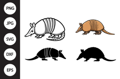 Armadillo SVG, Armadillo Clipart Product Image 1