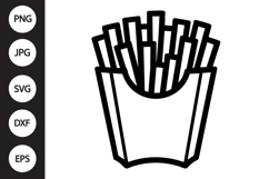 French Fries SVG Product Image 1
