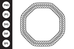Rope Frame SVG Product Image 1