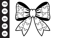 Puzzle Bow SVG Product Image 1