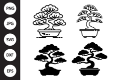 Bonsai SVG, Bonsai Clipart Product Image 1