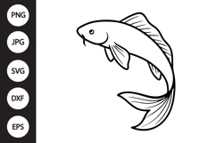 Japanese Fish SVG Product Image 1