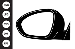 Car Mirror SVG Product Image 1