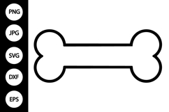 Dog Bone SVG Product Image 1