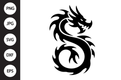 Tribal Dragon SVG Product Image 1