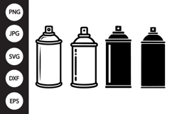 Spray Paint Can SVG, Spray Paint Can Clipart Product Image 1
