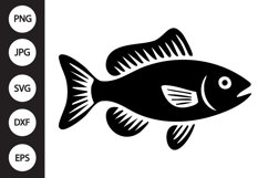 Fish Silhouette SVG Product Image 1