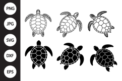 Sea Turtle SVG, Sea Turtle Clipart Product Image 1