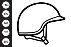 Army Helmet SVG Product Image 1