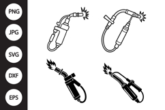 Welding Torch SVG, Welding Torch Clipart Product Image 1