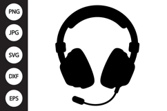 Gaming Headset SVG Product Image 1