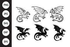 Dragon SVG, Dragon Clipart Product Image 1
