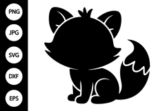 Fox Silhouette SVG Product Image 1
