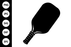 Silhouette Pickleball Racket SVG Product Image 1