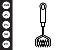 Potato Masher SVG Product Image 1