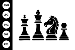 Chess Pieces SVG Product Image 1