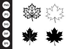 Maple Leaf SVG, Maple Leaf Clipart Product Image 1