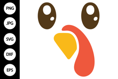 Turkey face SVG Product Image 1