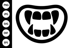 Vampire Teeth SVG Product Image 1