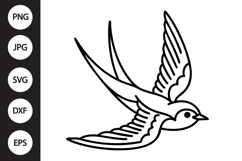 Swallow SVG Product Image 1