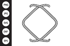 Rope Frame SVG Product Image 1