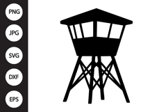 Watch Tower SVG Product Image 1
