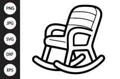 Rocking Chair SVG Product Image 1