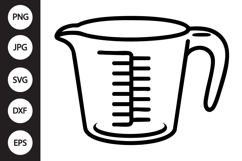 Measuring Cup SVG Product Image 1