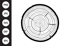Tree Rings SVG Product Image 1