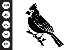 Cardinal Silhouette SVG Product Image 1