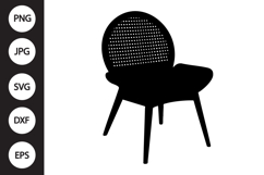 Boho Chair SVG, Boho Chair Clipart Product Image 1