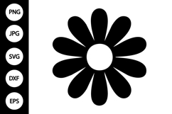 Groovy Daisy SVG Product Image 1