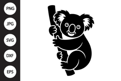 Koala Silhouette SVG Product Image 1