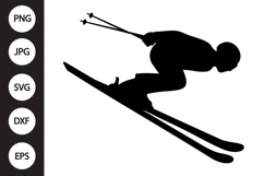Skier SVG Product Image 1