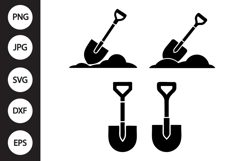 Shovel SVG, Shovel Clipart Product Image 1
