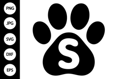 Paw Alphabet SVG Product Image 1