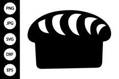 Silhouette Bread SVG Product Image 1