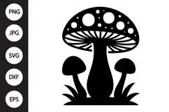 Mystical mushroom SVG Product Image 1