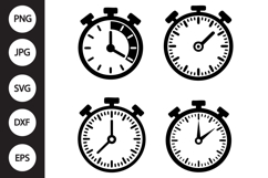 Timer SVG, Timer Clipart Product Image 1