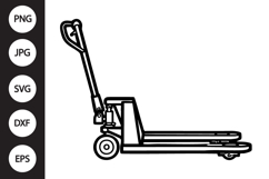Pallet Jack SVG Product Image 1