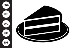 Cake Slice SVG Product Image 1