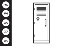 School Locker SVG Product Image 1