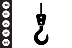 Crane Hook SVG Product Image 1