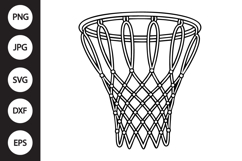 Basketball Hoop SVG Product Image 1