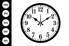 Clock Face SVG Product Image 1