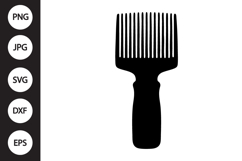Afro Comb SVG Product Image 1