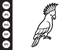 Cockatoo Bird SVG Product Image 1