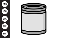 Tin Can SVG Product Image 1